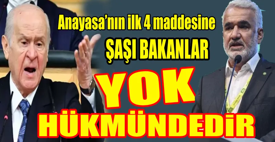 BAHÇELİ YAPICIOĞLU’NU ‘YOK HÜKMÜNDE’ SAYDI