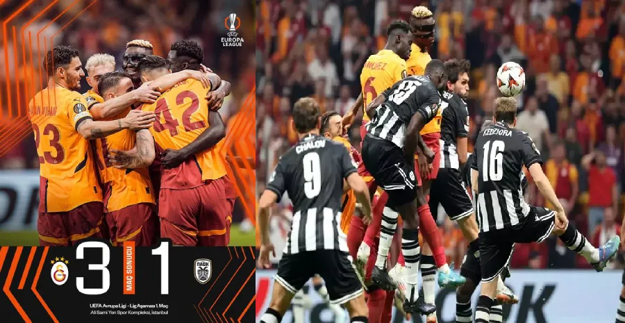 Galatasaray 3-1 PAOK / Maç sonucu