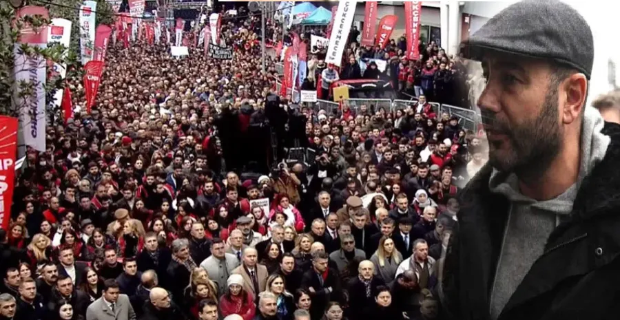 RIZA AKPOLAT HAKKINDAKİ TUTUKLAMA TALEBİ SONRASI CHP PARTİLİLERİNİ BEŞİKTAŞ