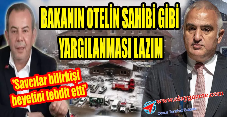 TANJU ÖZCAN’DA BAKAN ERSOY