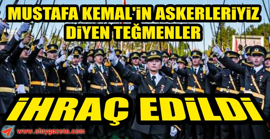 TEĞMENLER SORUŞTURMASINDA 5 TEĞMEN VE 3 DİSİPLİN AMİRİ İHRAÇ EDİLDİ 