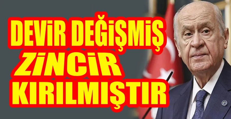 DEVLET BAHÇELİ PARTİSİNİN GRUP TOPLANTISINDA KONUŞTU...