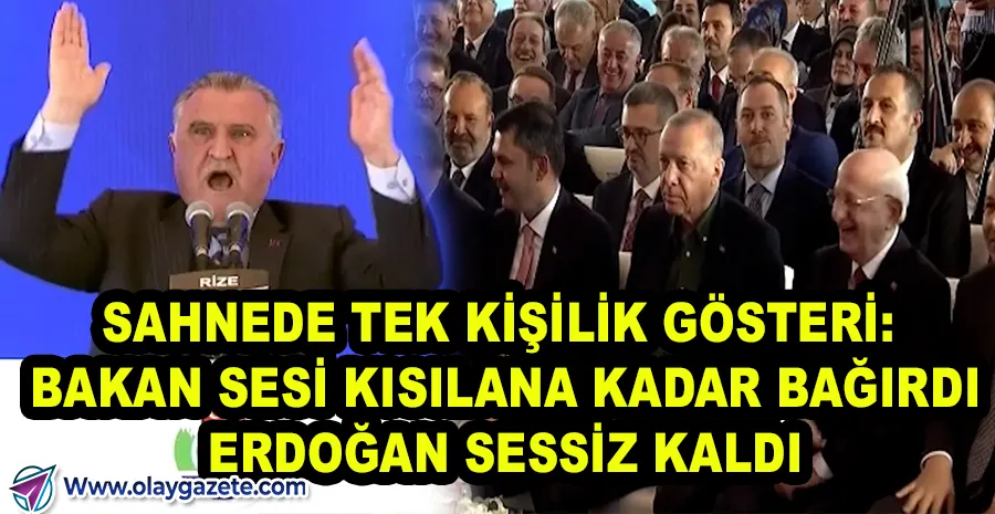 “YOLUN SONUNA KADAR ERDOĞAN!” DİYE BAĞIRDI, ERDOĞAN SONUNA KADAR SESSİZ KALDI