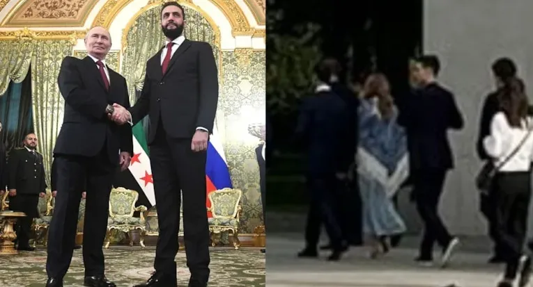 ŞARA PUTİN’LE GÖRÜŞÜRKEN, ESAD MOSKOVA SOKAKLARINDA!