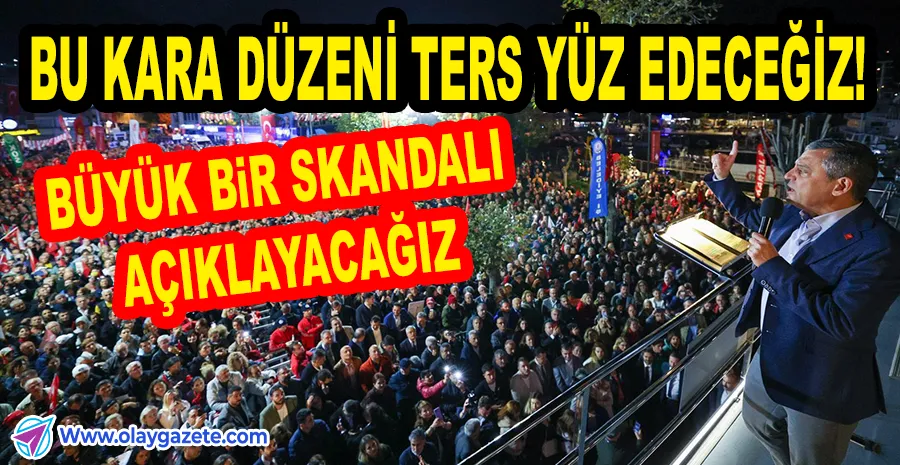 CHP’NİN 62’NCİ MİTİNGİ SARIYER’DE: “MİLLET İRADESİ SUSTURULAMAZ!”
