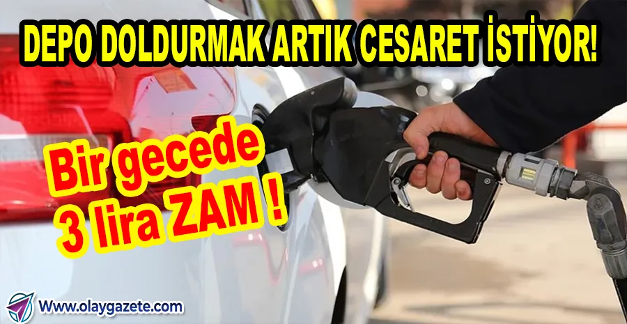 MOTORİN 55 TL’Yİ GEÇTİ: AKARYAKITTA YENİ ZAM DALGASI