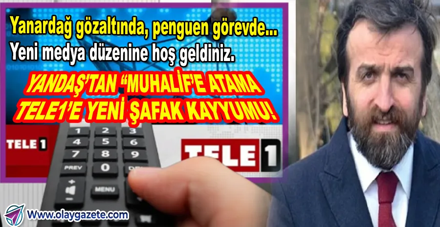 YENİ ŞAFAK YAZARI TELE1’İN BAŞINA KAYYUM OLARAK OTURDU!
