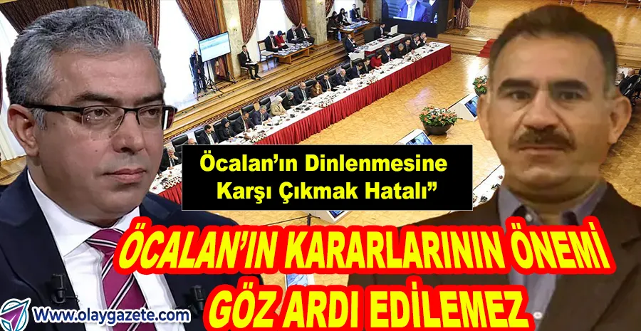 SARAY’DAN “TBMM ÖCALAN’IN AYAĞINA GİDEMEZ” TEPKİLERİNE YANIT: “HATALI YAKLAŞIM”