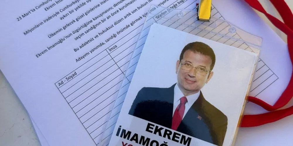 İMAMOĞLU İÇİN İMZA KAMPANYASINDA 24 MİLYONA ULAŞILDI