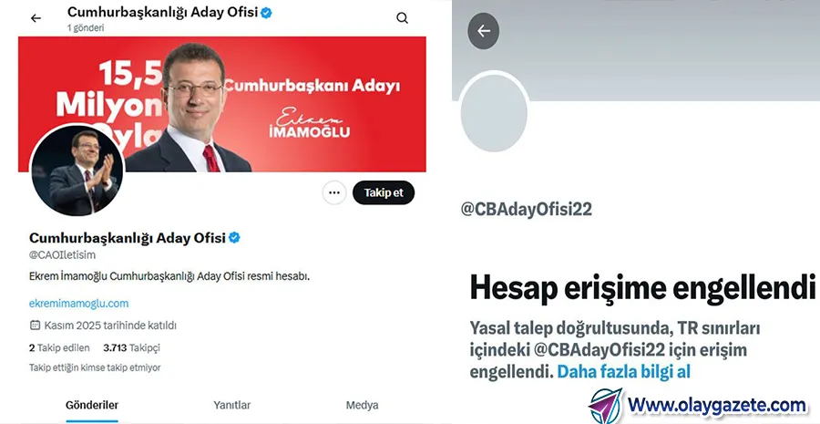 HESABI ENGELLENEN İMAMOĞLU