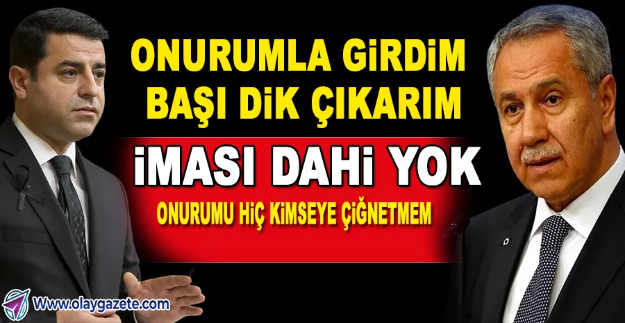 DEMİRTAŞ RESTİ ÇEKTİ: “BENİM ADIMA KİMSE KONUŞAMAZ!”