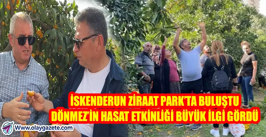 ZİRAAT PARK’TA ŞENLİK VAR! DÖNMEZ’İN İLK NARENCİYE FESTİVALİ BÜYÜK İLGİ TOPLADI