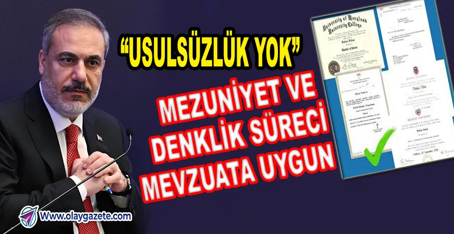 YÖK, HAKAN FİDAN’IN DİPLOMASINA İLİŞKİN İDDİALARA YANIT VERDİ!