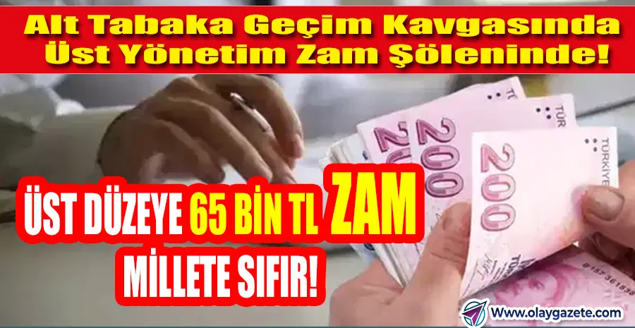 TRT’DEN DİYANET’E, SARAY’A KADAR: MİLYARLIK BÜTÇEYE BİR DE 65 BİN TL’LİK EK ZAM!
