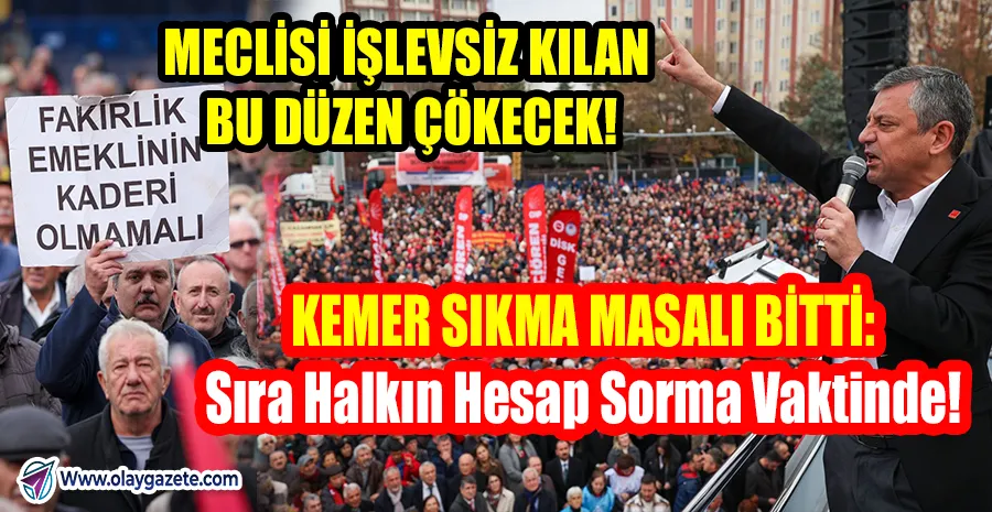 TANDOĞAN’DAN YÜKSELEN REST:TEK ADAM BÜTÇESİNE BOYUN EĞMEYECEĞİZ!