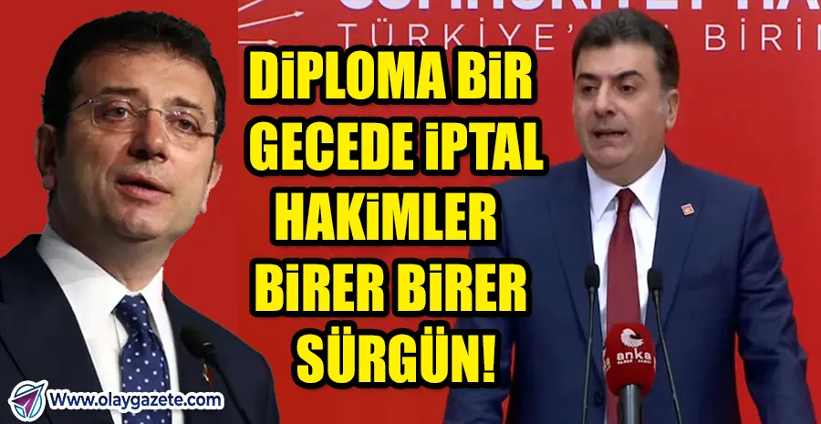   CHP: ‘5 YILDIR BELEDİYELERE OPERASYON, İMAMOĞLU’NA HAKİM KIYIMI VAR!’
