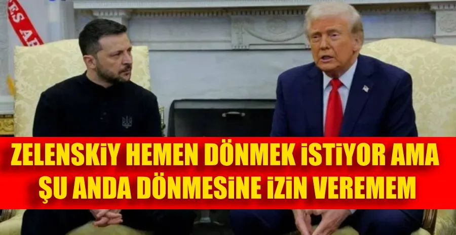 TRUMP-ZELENSKİ ARASINDA KAMERALAR ÖNÜNDE TARTIŞMA: BASIN TOPLANTISI İPTAL EDİLDİ