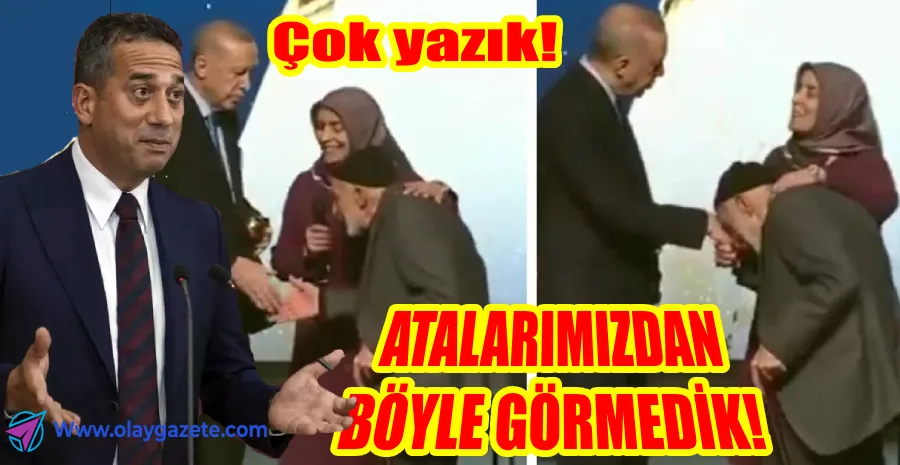 ERDOĞAN, 92 YAŞINDAKİ VATANDAŞA ELİNİ ÖPTÜRDÜ 