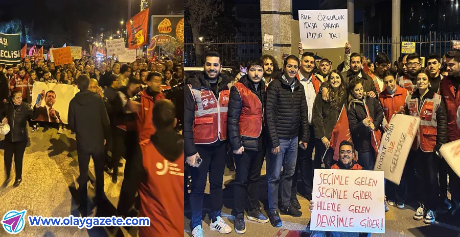  HATAY’DA İMAMOĞLU’NA DESTEK YÜRÜYÜŞÜ