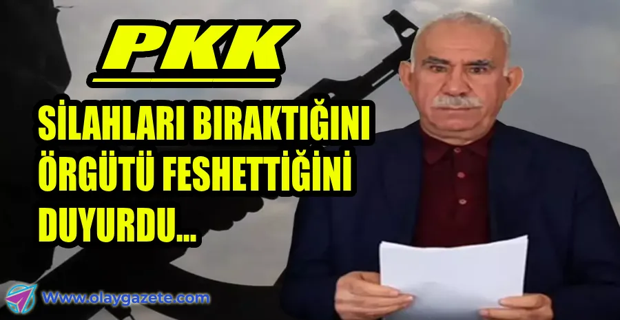 PKK SİLAHLARI BIRAKTIĞINI AÇIKLADI