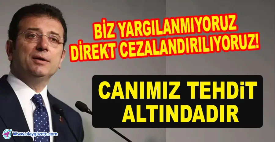 İMAMOĞLU YARGI MENSUPLARINA SESLENDİ…
