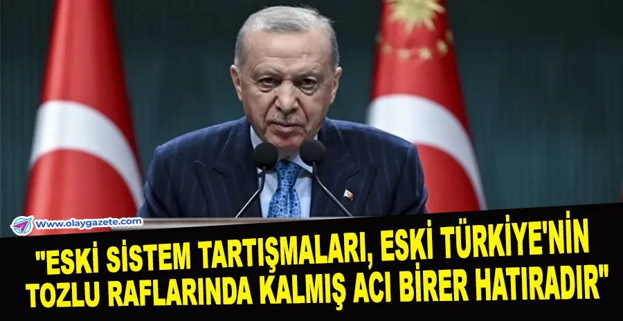 ERDOĞAN, KABİNE TOPLANTISI SONRASI KONUŞTU: ASLİ GÜNDEMİMİZDEN KOPMUYORUZ 