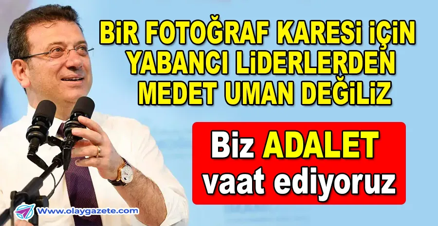 İMAMOĞLU; SÖZDE DEĞİL, PRATİKTE HALKIN YANINDA OLACAK BİR YÖNETİM PLANLIYORUZ