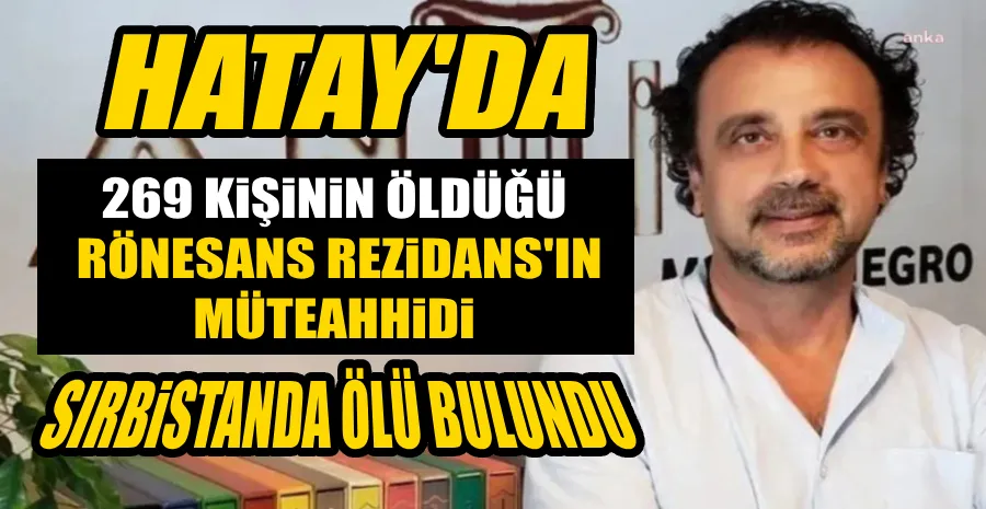 DEPREMDE YIKILAN RÖNESANS REZİDANS