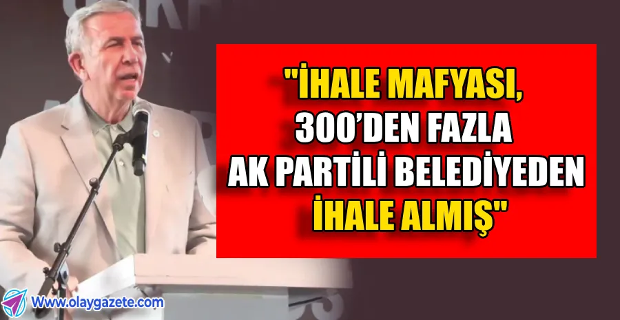 YAVAŞ’TAN YOLSUZLUKLARA VE SİYASİ OPERASYONLARA SERT ÇIKIŞ