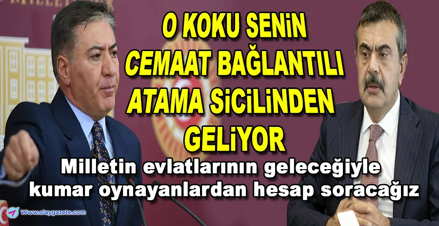 MURAT EMİR’DEN BAKAN TEKİN’E SERT CEVAP…