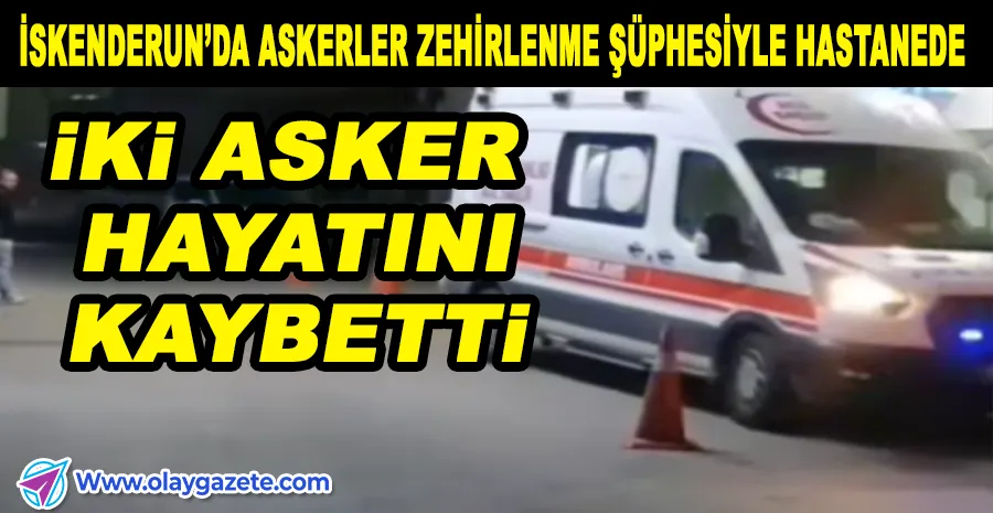   MSB’DEN AÇIKLAMA: İSKENDERUN’DA YÜKSEK ATEŞ NEDENİYLE İKİ ASKER ŞEHİT