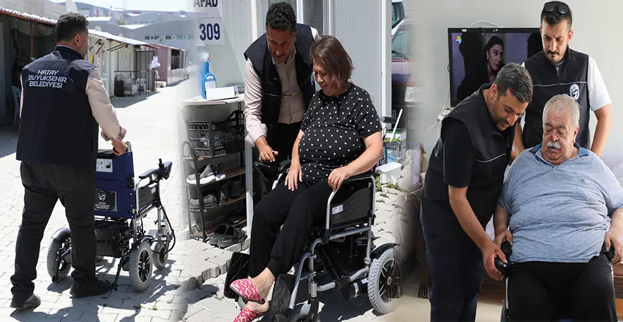 HBB TEKERLEKLİ SANDALYELERİ SAHİPLERİNE ULAŞTIRDI