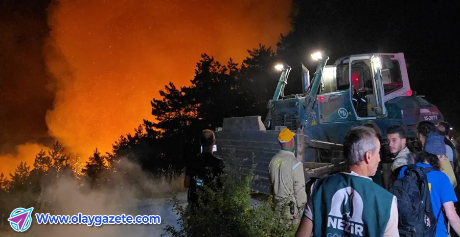 KARABÜK’TE ORMAN YANGINI BÜYÜDÜ, KÖY VE MAHALLELER BOŞALTILDI