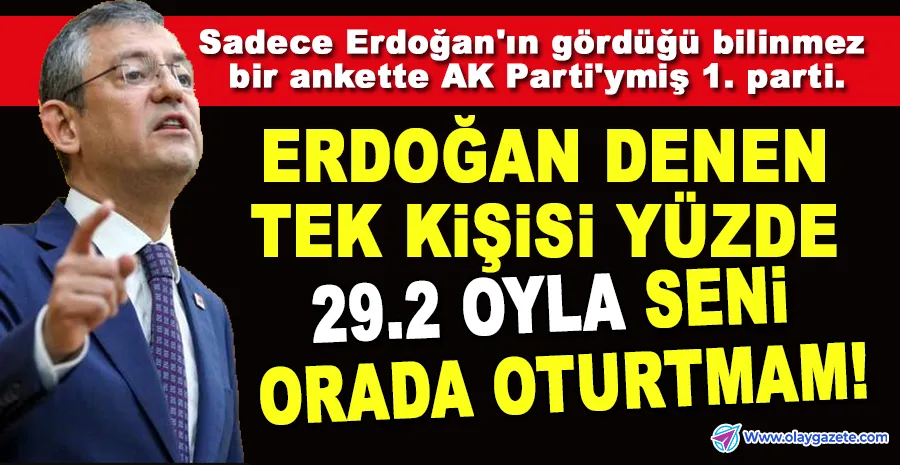 ÖZGÜR ÖZEL: ERDOĞAN