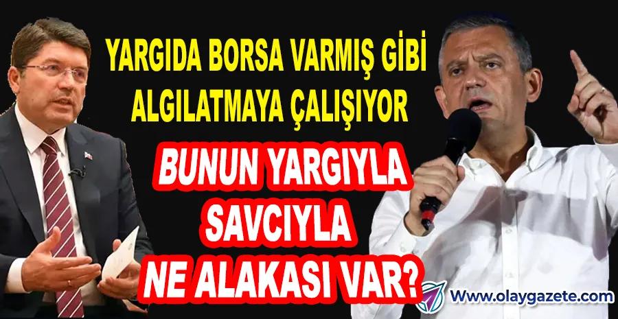 ADALET BAKANI YILMAZ TUNÇ