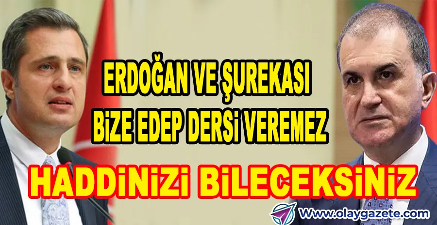 CHP SÖZCÜSÜ DENİZ YÜCEL: MİLLİ İRADE HIRSIZLIĞI YAPIYORSUNUZ