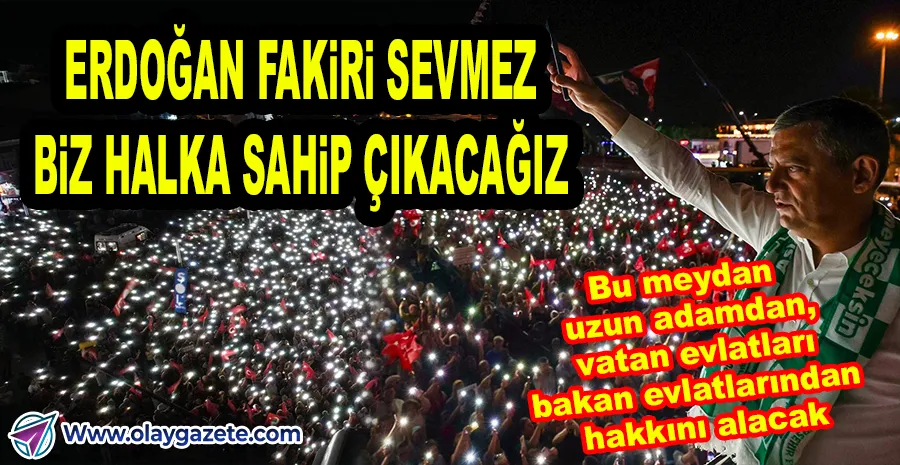 ÖZGÜR ÖZEL KIRŞEHİR’DE KONUŞTU: İKTİDARIN BASKISINA BOYUN EĞMEYECEĞİZ