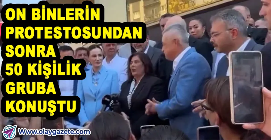 ÇERÇİOĞLU:PROTESTOLARDAN KAÇTI, AKP’DE DAR BİR TOPLULUĞA KONUŞTU