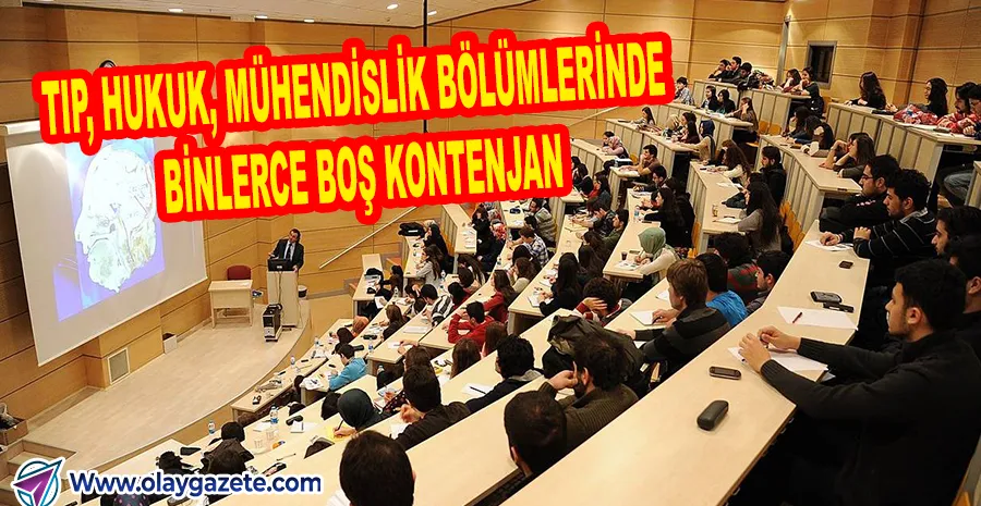 DEVLET ÜNİVERSİTELERİ REKOR DOLDURDU, VAKIF ÜNİVERSİTELERİ ÇAKILDI