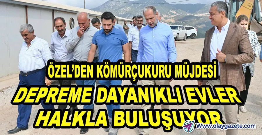 KÖMÜRÇUKURU MAHALLESİ YENİ YERLEŞKESİNE TAŞINIYOR