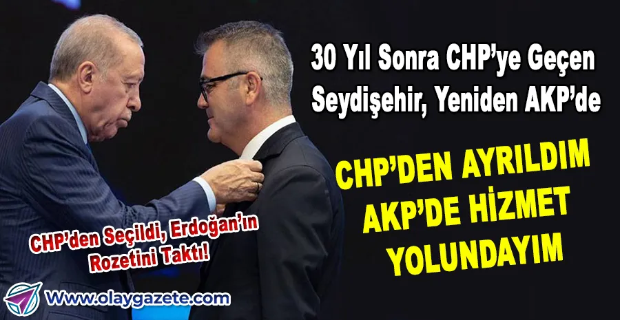 “CHP’DEN SEÇİLDİ, AKP’YE GEÇTİ: USTAOĞLU’NDAN İLK AÇIKLAMA!”