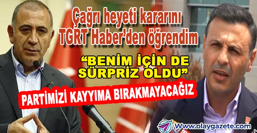 KAYYUM OLARAK ATANAN GÜRSEL TEKİN’DEN İLK AÇIKLAMA
