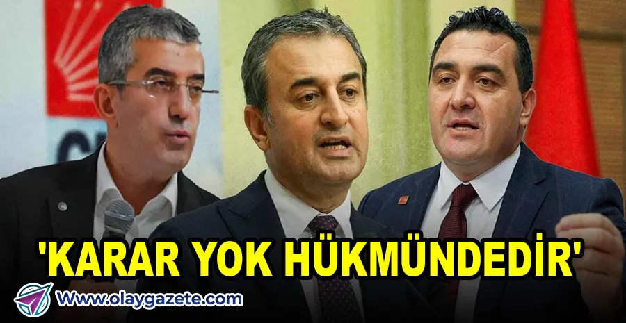 CHP İSTANBUL İL YÖNETİMİNİN GÖREVDEN ALINMASINA TEPKİ YAĞDI!