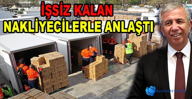 100 BİN GIDA YARDIM KOLİSİ TAŞINACAK 