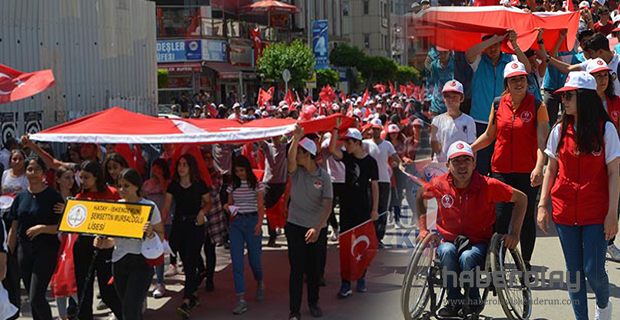 100.YIL GENÇLİK YÜRÜYÜŞÜ...