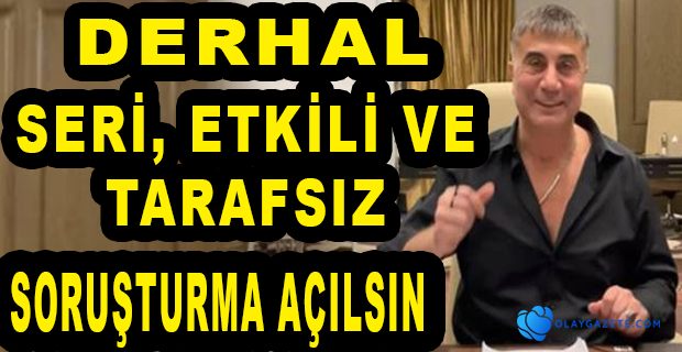 13 BARODAN SEDAT PEKER ÇAĞRISI