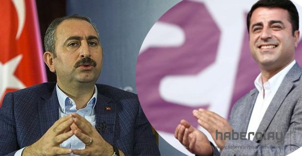 Adalet Bakanı Gül: Demirtaş, CHP istediği için içeride