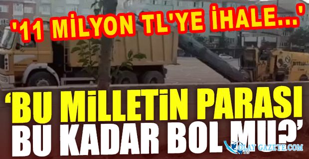 AĞAÇLARI SÖKÜP OTOPARK YAPMIŞLARDI: TEKRAR YEŞİL ALANA ÇEVRİLMESİ İÇİN 