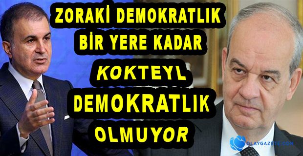 AKP SÖZCÜSÜ ÇELİK’TEN İLKER BAŞBUĞ’UN AÇIKLAMASINA YANIT