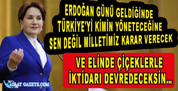 AKŞENER: SAYIN ERDOĞAN MEMLEKETİ TESLİM ALDIĞINI SANIYOR